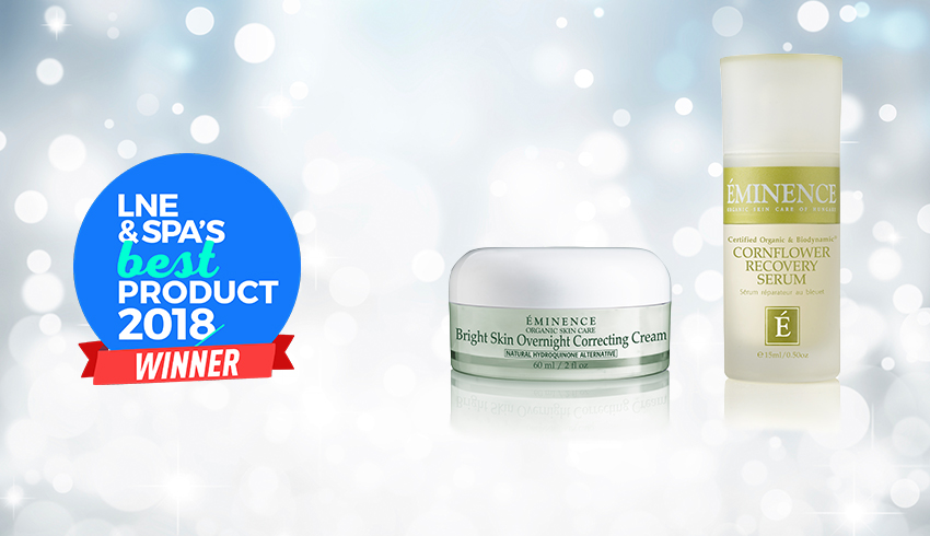 Eminence Organics Wins 2 LNE & Spa Best Product 2018 Awards